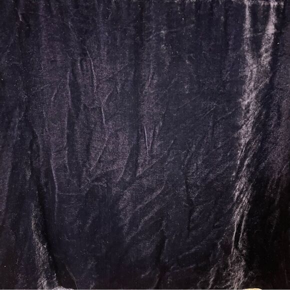 J. Crew Short Sleeve Deep Blue Velvet Top Size Small - Picture 2 of 5